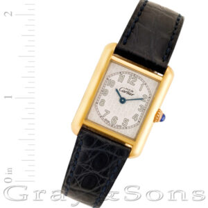 Cartier Must de 2415 plaque 22mm Quartz watch