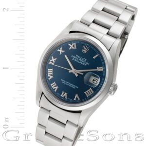 Rolex Datejust 16200 stainless steel 36mm auto watch