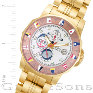 Corum Admirals cup 44 tides 977.630.55 18k pink gold 45mm auto watch