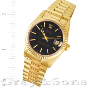 Rolex Datejust 68278 18k 30mm auto watch