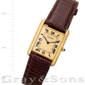 Cartier Tank 88826 vermeil 24mm Quartz watch