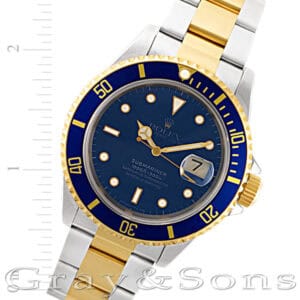 Rolex Submariner 16613 18k & steel 40mm auto watch