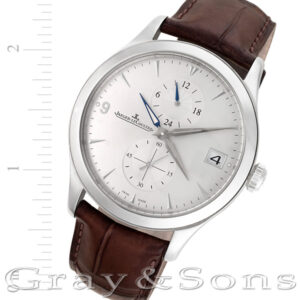 Jaeger LeCoultre Dual Time 162.84.30 stainless steel 40mm auto watch