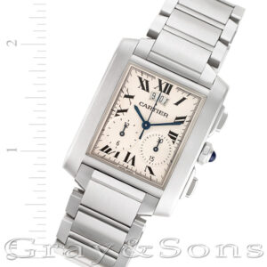 Cartier Tank Francaise W51024Q3 stainless steel 28mm Quartz watch