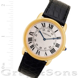 Cartier Ronde Solo W6700455 18k 38mm Quartz watch