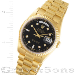 Rolex Day-Date 18238 18k 36mm auto watch