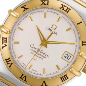 Omega Constellation 1202.30.00 18k & steel 35mm auto watch