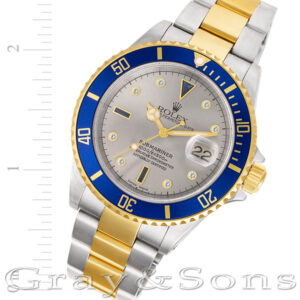 Rolex Submariner 16613 18k & steel 40mm auto watch