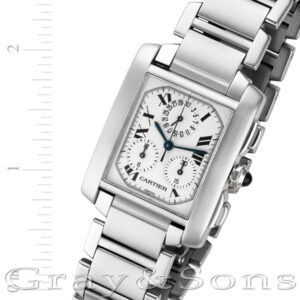 Cartier Tank Francaise W51011Q3 stainless steel 28mm Quartz watch