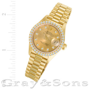 Rolex Datejust 69178 18k 26mm auto watch