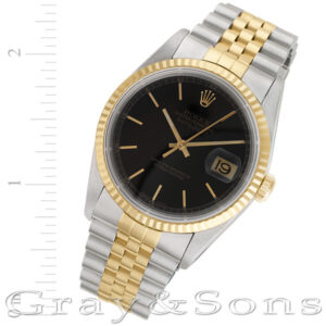 Rolex Datejust 16233 18k & steel 36mm auto watch