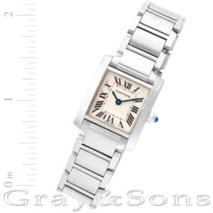 Cartier Tank Francaise W51008Q3 stainless steel 20mm Quartz watch