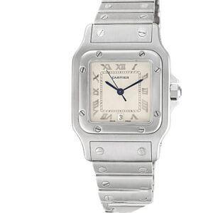 Cartier Santos stainless steel 29mm Quartz watch