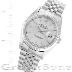 Rolex Datejust 16234 stainless steel 36mm auto watch