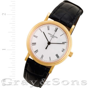 Patek Philippe Calatrava 3802/200r-010 18k rose gold 36mm auto watch