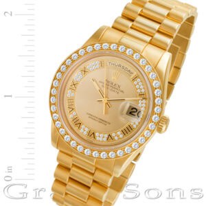 Rolex Day-Date 118238 18k 36mm auto watch