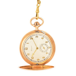 Longines pocket watch 2082851 14k Pink Gold Ivory dial 53mm Manual watch