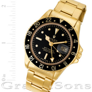 Rolex GMT-Master 1675 18k 40mm auto watch