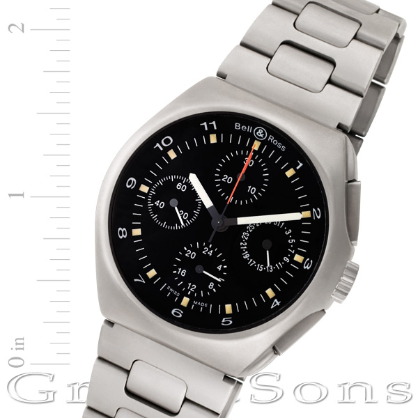 Bell Ross Space 3 GMT 24H 324 titanium 41mm auto watch Luxury