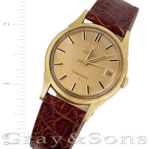 Omega Constellation 18k 34mm auto watch