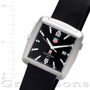 Tag Heuer Tiger Woods stainless steel 37mm Quartz watch