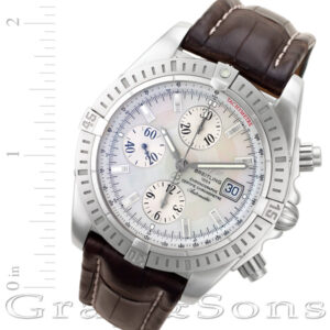 Breitling Chronomat Evolution a13356 stainless steel 42mm auto watch