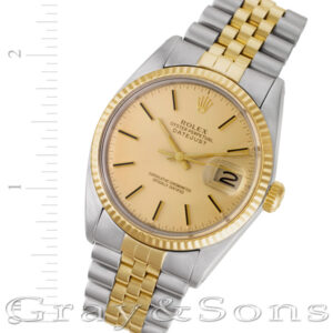 Rolex Datejust 16253 stainless steel 36mm auto watch