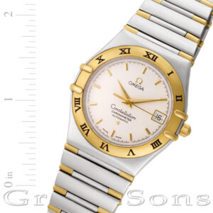 Omega Constellation 1202.30.00 18k & steel 35mm auto watch