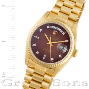 Rolex Day-Date 18038 18k 36mm auto watch