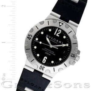 Bvlgari Scuba SD38S stainless steel 38mm auto watch