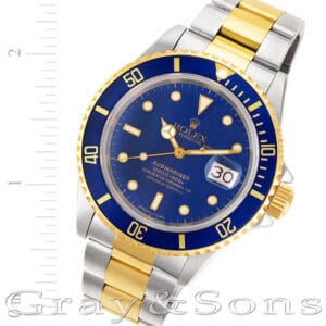 Rolex Submariner 16613 18k & steel 40mm auto watch