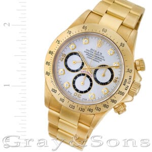 Rolex Daytona 16528 18k 40mm auto watch