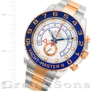 Rolex Yacht-Master II 116681 18k & steel 44mm auto watch