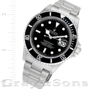 Rolex Submariner 16610T stainless steel 40mm auto watch