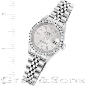 Rolex Date 69160 stainless steel 26mm auto watch