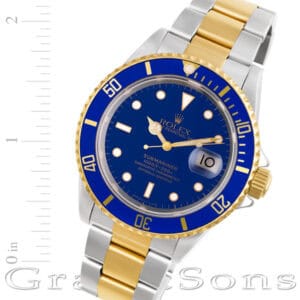 Rolex Submariner 16613 18k & steel 40mm auto watch