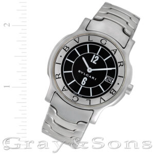 Bvlgari Solotempo st35s stainless steel 35mm Quartz watch