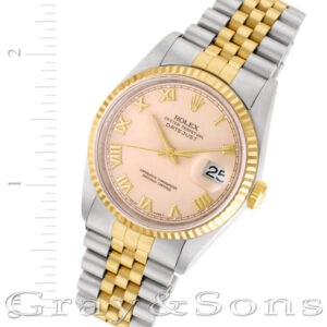 Rolex Datejust 16233 18k & steel 36mm auto watch