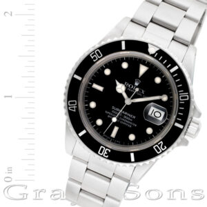 Rolex Submariner 168000 stainless steel 40mm auto watch