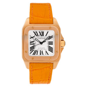 Cartier Santos 100 W20108Y1 18k 33mm auto watch