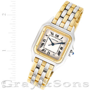 Cartier Panthere w25028b 18k & steel 27mm Quartz watch