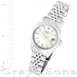 Rolex Date 69160 stainless steel 26mm auto watch