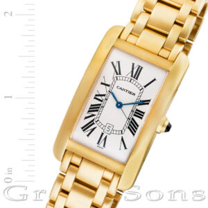 Cartier Americaine Tank W26031K2 18k 26.5mm auto watch