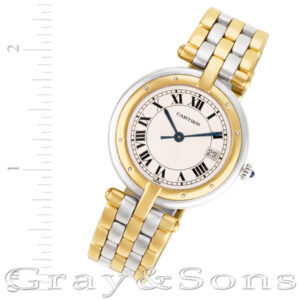 Cartier VLC 18k & steel 30mm Quartz watch