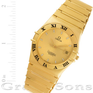 Omega Constellation 18k yellow gold 32mm Quartz watch