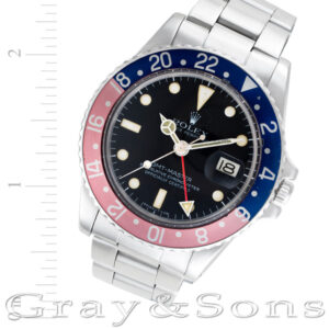 Rolex GMT-Master 1675 stainless steel 40mm auto watch