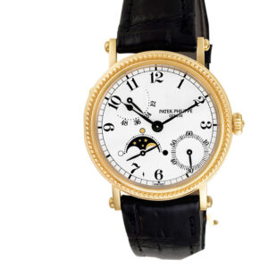 Patek Philippe Power Reserve 5015J Moonphase 18k Yg 35mm Automatic