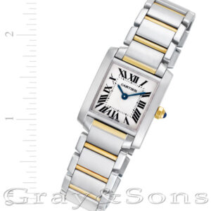 Cartier Tank Francaise W51007Q4 18k & steel 20mm Quartz watch