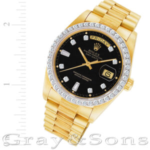 Rolex Day-Date 18078 18k 36mm auto watch