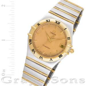 Omega Constellation 18k & steel 33mm Quartz watch